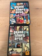 GTA (Vice city en San Andreas) voor PC, Spelcomputers en Games, Avontuur en Actie, Vanaf 18 jaar, 1 speler, Ophalen of Verzenden