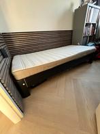 Auping Auronde 90x200 zwart met spiraal en IKEA matras, Huis en Inrichting, Ophalen, 90 cm, Eenpersoons, Zwart