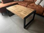 Mangohouten salontafel, Huis en Inrichting, Tafels | Salontafels, Ophalen, Gebruikt, 50 tot 100 cm, 100 tot 150 cm