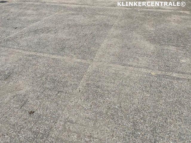 ROOIKORTING 1.400m2 grijs betonklinkers bkk bss erfverhard., Tuin en Terras, Tegels en Klinkers, Gebruikt, Klinkers, Beton, 10 m² of meer