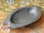 Mooie Art Nouveau schaal uit Duitsland 38,7 cm. uit 1900., Antiek en Kunst, Antiek | Tin, Ophalen of Verzenden