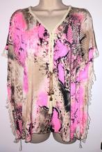 Tuniek maat 46, Kleding | Dames, Grote Maten, Ophalen of Verzenden, Zo goed als nieuw, Roze, Blouse of Tuniek