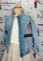 Gucci denim bomber jas jack maat 5, Kinderen en Baby's, Gucci, Gucci EU, Customercare@gucci.com, Zo goed als nieuw