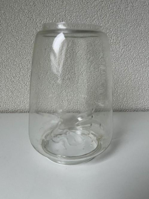 Kastrup Glasvaerk 'Draken' glas (tulpvorm) voor stormlampen, Antiek en Kunst, Antiek | Lampen, Ophalen of Verzenden