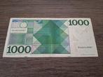 Biljet 1000 gulden Spinoza, 1972, Ophalen of Verzenden, 1000 gulden