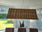 Rotan hanglamp en 2 rotan schemerlampen, Huis en Inrichting, Lampen | Lampenkappen, Ophalen, 25 tot 50 cm, Crème, Rechthoekig