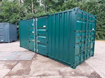 20 ft zeecontainer extra zijdeuren A-kwaliteit  beschikbaar voor biedingen