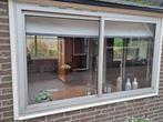 Te koop aluminium schuifdeuren en ramen, Doe-het-zelf en Verbouw, Kozijnen en Schuifpuien, Ophalen, Gebruikt, Aluminium, 150 tot 225 cm