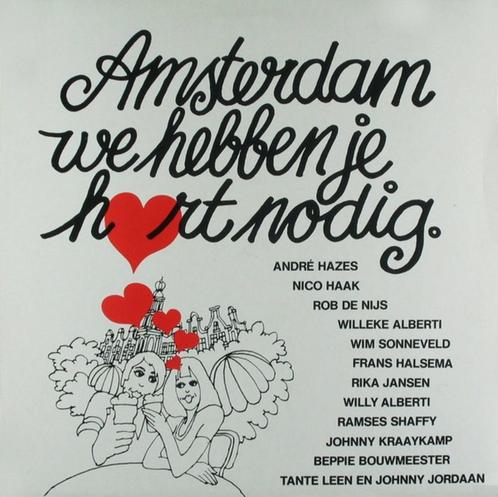 Amsterdam We Hebben Je Hart Nodig, Cd's en Dvd's, Vinyl | Nederlandstalig, Gebruikt, Levenslied of Smartlap, Overige formaten