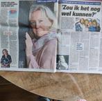 ABBA -icoon Agnetha Fältskog Krantenartikel uit 2023, Verzamelen, Tijdschriften, Kranten en Knipsels, Ophalen of Verzenden, 1980 tot heden