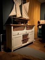 Zware Kast met Rietmanden, Huis en Inrichting, Kasten | Dressoirs, Gebruikt, 100 tot 150 cm, Ophalen of Verzenden, Met lade(s)