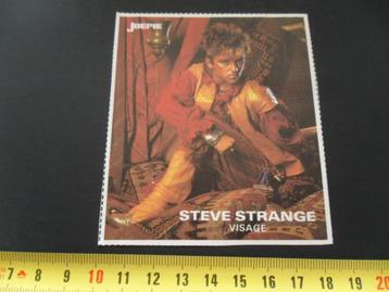 sticker POP joepie steve strange visage beschikbaar voor biedingen