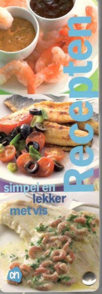 Handige receptenwaaier simpel en lekker met vis. beschikbaar voor biedingen