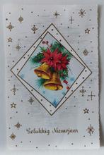 Oude Kerstkaart met kerstklokken, Verzamelen, Ansichtkaarten | Themakaarten, Gelopen, Feest(dag), 1960 tot 1980, Ophalen