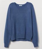 H&M gebreide trui pullover indigo blauw maat XS, H&M, Blauw, Nieuw, Ophalen of Verzenden