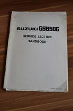 Werkplaatshandboek Suzuki 850 G, Motoren, Handleidingen en Instructieboekjes, Ophalen of Verzenden, Suzuki