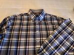 Paul & Shark overhemd maat 45 - blauw ruit, Ophalen of Verzenden, Gedragen, Blauw, Overige halswijdtes