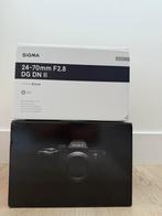 (Nieuw) Sony A7IV + (Nieuw) SIGMA 24-70mm F2.8 DG DN II, Audio, Tv en Foto, Fotocamera's Digitaal, Ophalen, Sony, Geen optische zoom