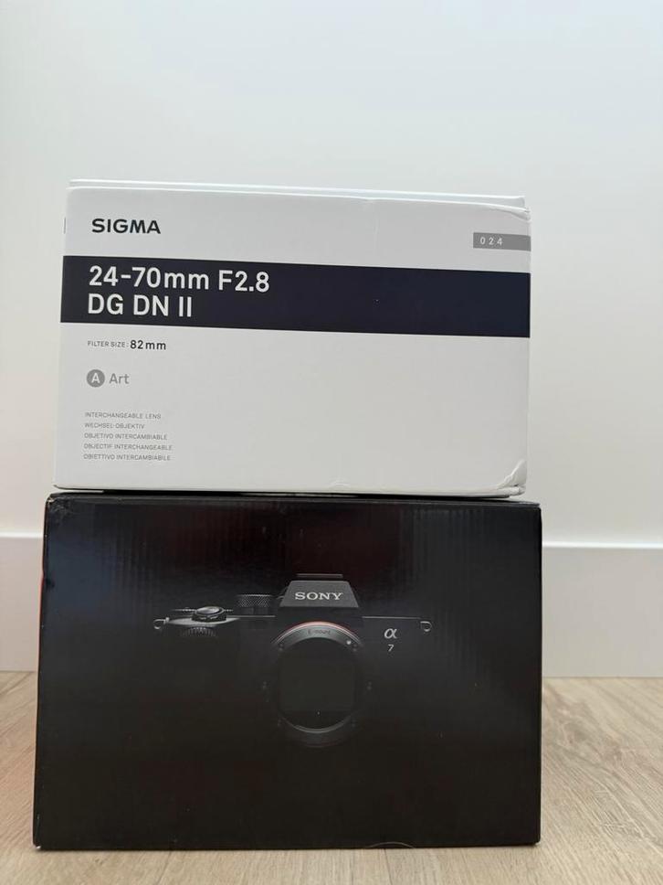 (Nieuw) Sony A7IV + (Nieuw) SIGMA 24-70mm F2.8 DG DN II, Audio, Tv en Foto, Fotocamera's Digitaal, Nieuw, Sony, Geen optische zoom
