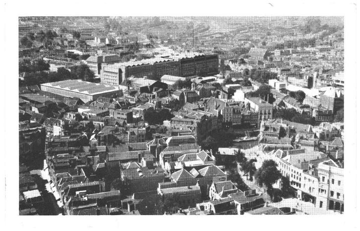 966397 Utrecht Panorama Jaarbeurs Niet Gelopen, Verzamelen, Ansichtkaarten | Nederland, Gelopen, Utrecht, 1940 tot 1960, Ophalen of Verzenden