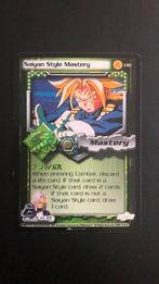 2001 DBZ TCG Cell Saga 130 Saiyan Style Mastery (Unlimited), Ophalen of Verzenden, Zo goed als nieuw, Losse kaart, Foil
