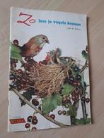 ZO LEER JE VOGELS KENNEN door Rinke Tolman 4 delen COMPLEET, Gelezen, Vogels, Ophalen of Verzenden