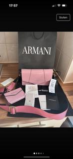Roze Armani Tasje, Ophalen of Verzenden, Zo goed als nieuw, Roze, Schoudertasje