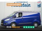Ford Transit Custom 280 2.0 TDCI L1H1 Trend / Airco / Navi /, Auto's, Blauw, Bedrijf, Ford, Lease