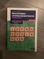 Basiskennis Loonadministratie Loonheffingen, Boeken, Gelezen, Overige niveaus, Ophalen of Verzenden