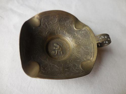 Verzilverd Asbakje met Versiering, Antiek en Kunst, Antiek | Goud en Zilver, Zilver, Ophalen
