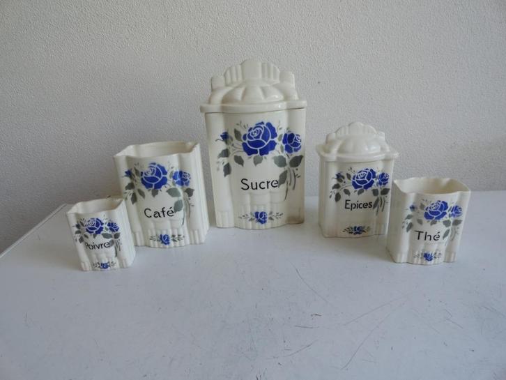 Voorraadpotten porselein Ditmar Urbach Deutschland Art Deco, Antiek en Kunst, Antiek | Servies los, Ophalen of Verzenden