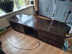 Houten TV-kast met opbergruimte, Teakhout, Gebruikt, 150 tot 200 cm, Ophalen of Verzenden