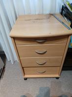 Ladekastje met 4 laden, Ophalen, Minder dan 50 cm, Gebruikt, Overige materialen