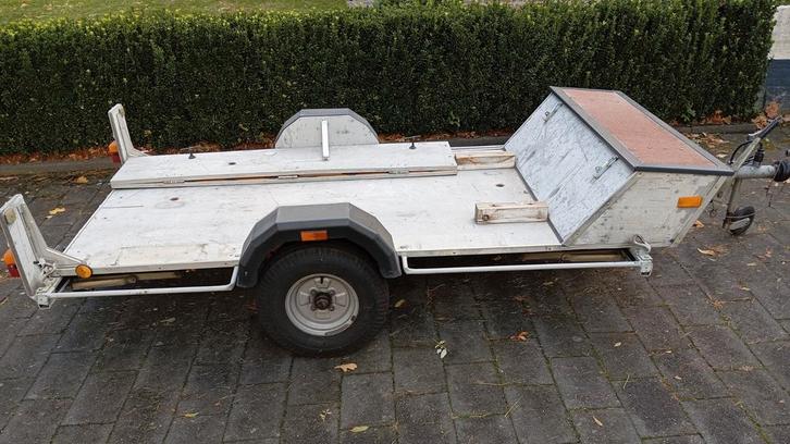 Motor/ MP3 trailer / Quad/ zitmaaier/aanhanger, Auto diversen, Aanhangers en Bagagewagens, Ophalen