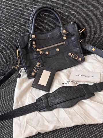 Balenciaga Mini City Tas Zwart beschikbaar voor biedingen