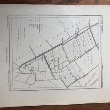 11 / Laag Nieuwkoop Litho uit 1865 van Kuyper beschikbaar voor biedingen