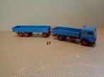 Cursor magirus met aanhangwagen, Hobby en Vrije tijd, Modelauto's | 1:50, Ophalen of Verzenden, Zo goed als nieuw, Bus of Vrachtwagen