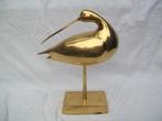Retro vintage beeld messing Vogel, Ophalen of Verzenden, Koper