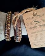 Cowboysbelt leren armband met studs - Nieuw!, Ophalen of Verzenden, Nieuw, Leer