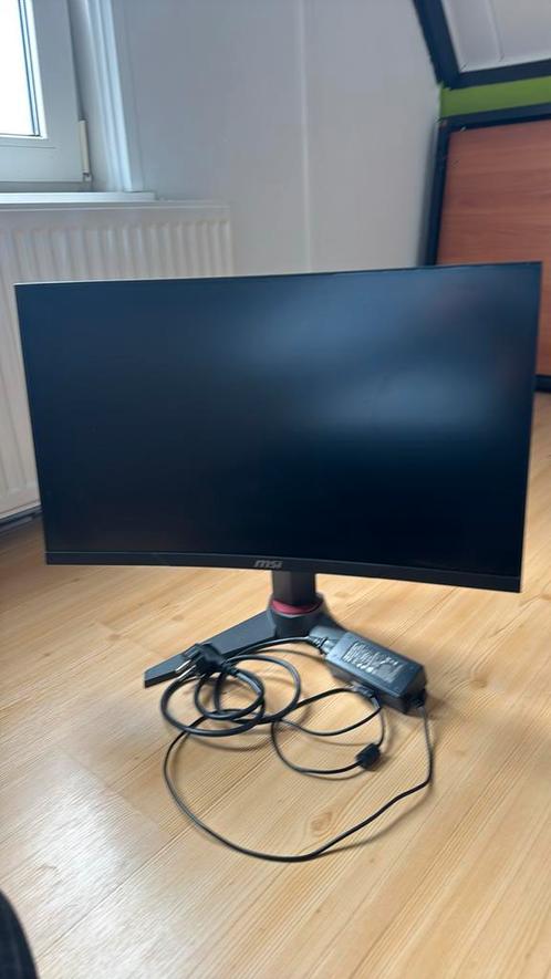 MSI Gaming 144Hz 24 inch curve Beeldscherm, Computers en Software, Monitoren, Zo goed als nieuw, 101 t/m 150 Hz, DisplayPort, DVI