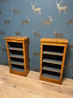 Set van 2 kleine open boekenkasten, Ophalen of Verzenden