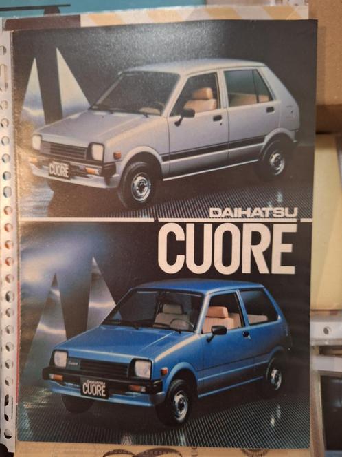 Daihatsu folders, Boeken, Auto's | Folders en Tijdschriften, Zo goed als nieuw, Overige merken, Verzenden