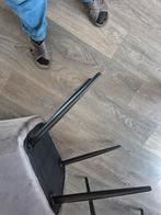 Eettafel met 4 stoelen, Huis en Inrichting, Stoelen, Ophalen, Gebruikt, Vier, Stof