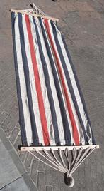 Nieuwe hangmat 200x80 cm rood/wit/blauw, Ophalen of Verzenden, Nieuw, Eenpersoons, Binnen