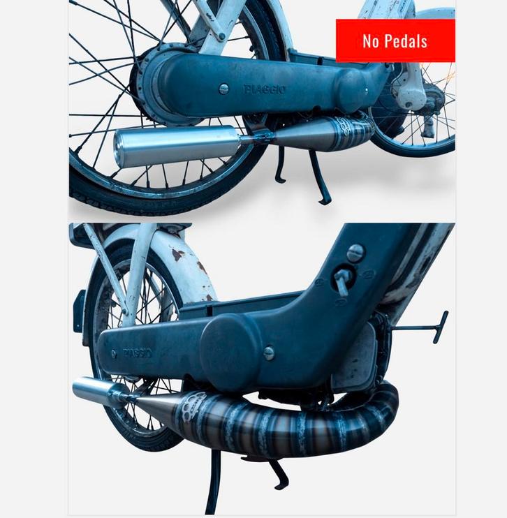 DBR GP04 uitlaat Vespa Ciao 27mm OP=OP, Fietsen en Brommers, Brommeronderdelen | Algemeen, Nieuw, Uitlaat, Verzenden