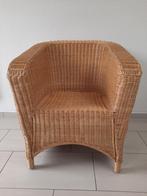 Degelijke Stoel fauteuil rotan incl. passende kussens * *, Huis en Inrichting, Fauteuils, Ophalen, Zo goed als nieuw, Minder dan 75 cm