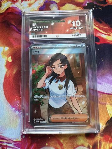 Pokemonkaart ACE Grading 10 Eri 197/187 Terestal Festival beschikbaar voor biedingen