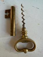 Vintage Sleutel Kurkentrekker Messing, Ophalen of Verzenden
