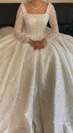 Gelinlik - Prachtige trouwjurk te koop, Ophalen, Zo goed als nieuw, Wit, Trouwjurk