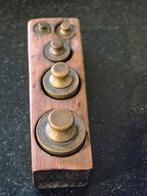 Antieke gewichten voor weegschaal, Ophalen of Verzenden